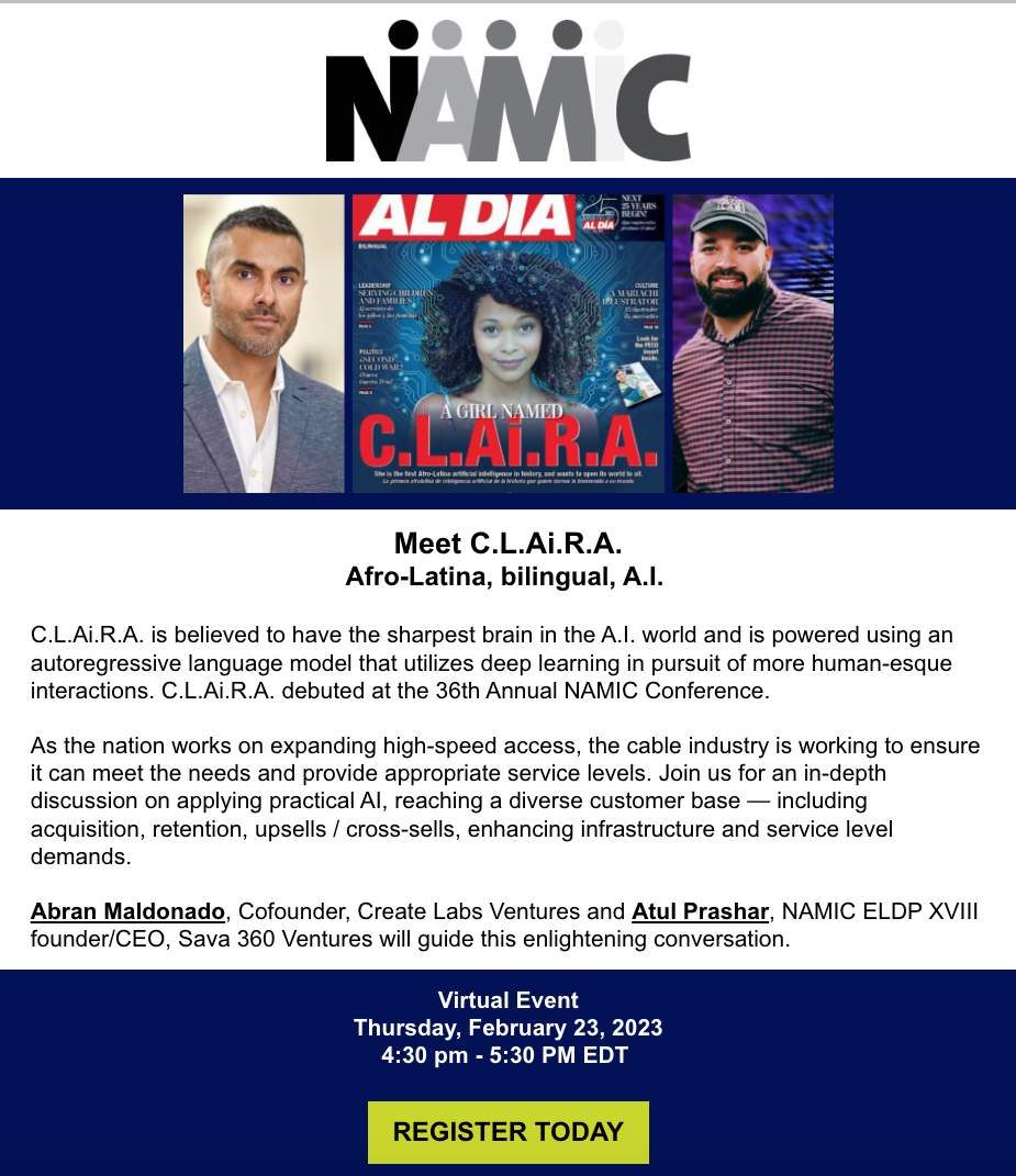 CLAIRA-eblast