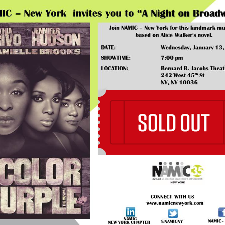 NAMIC-New York – A Night on Broadway