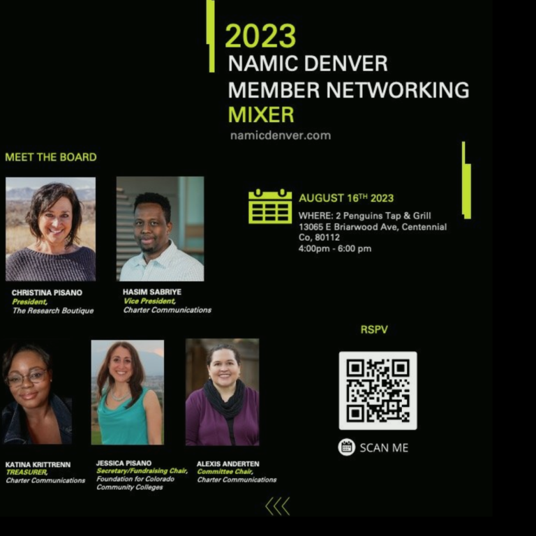 NAMIC-Denver Member Networking Event