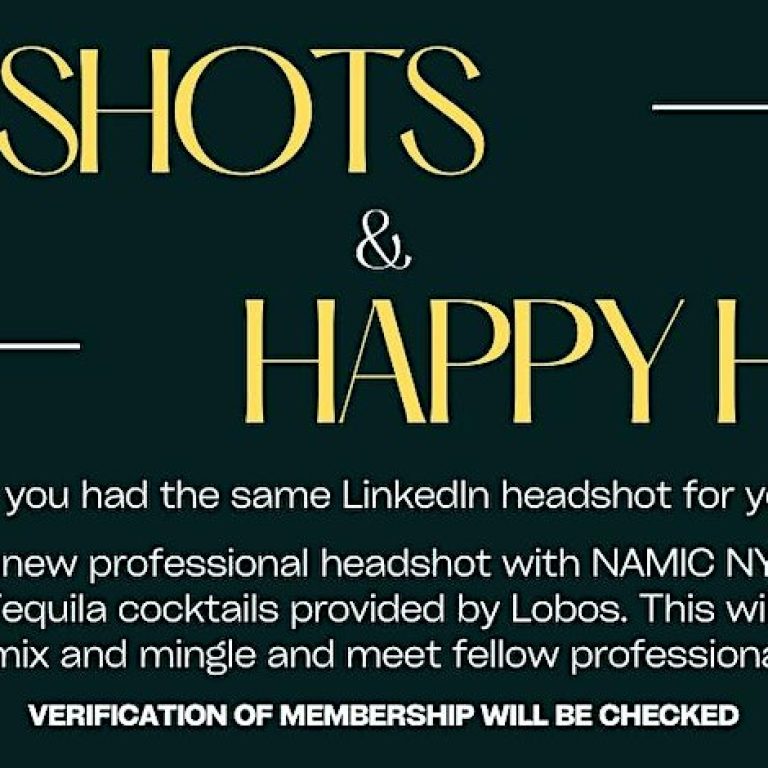 NAMIC-New York x LOBOS: Headshots and Happy Hour