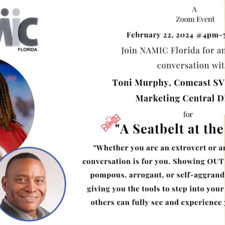 NAMIC-Florida: Toni Murphy: A Seatbelt at the Table