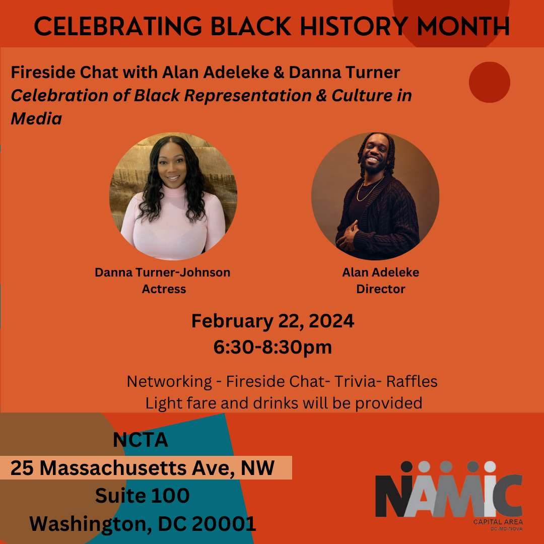 NAMIC-Capital Area BHM Celebration of Representation and Culture in Media