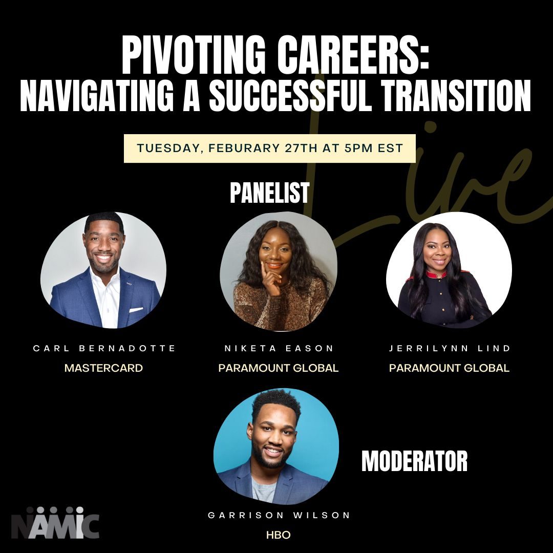NAMIC-New York Pivoting Careers Navigating a Successful Transition