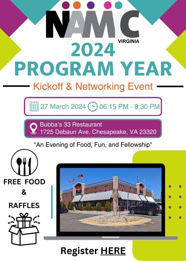 2024 NAMIC-Virginia Program Year Kickoff and Networking Dinner