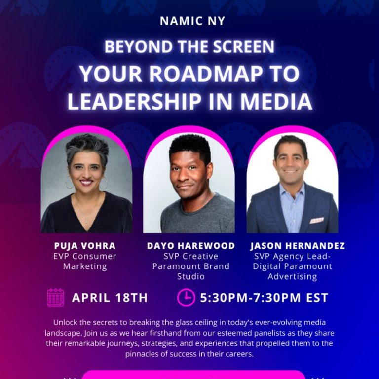 NAMIC-New York Beyond the Screen: Your Roadmap to Leadership in Media