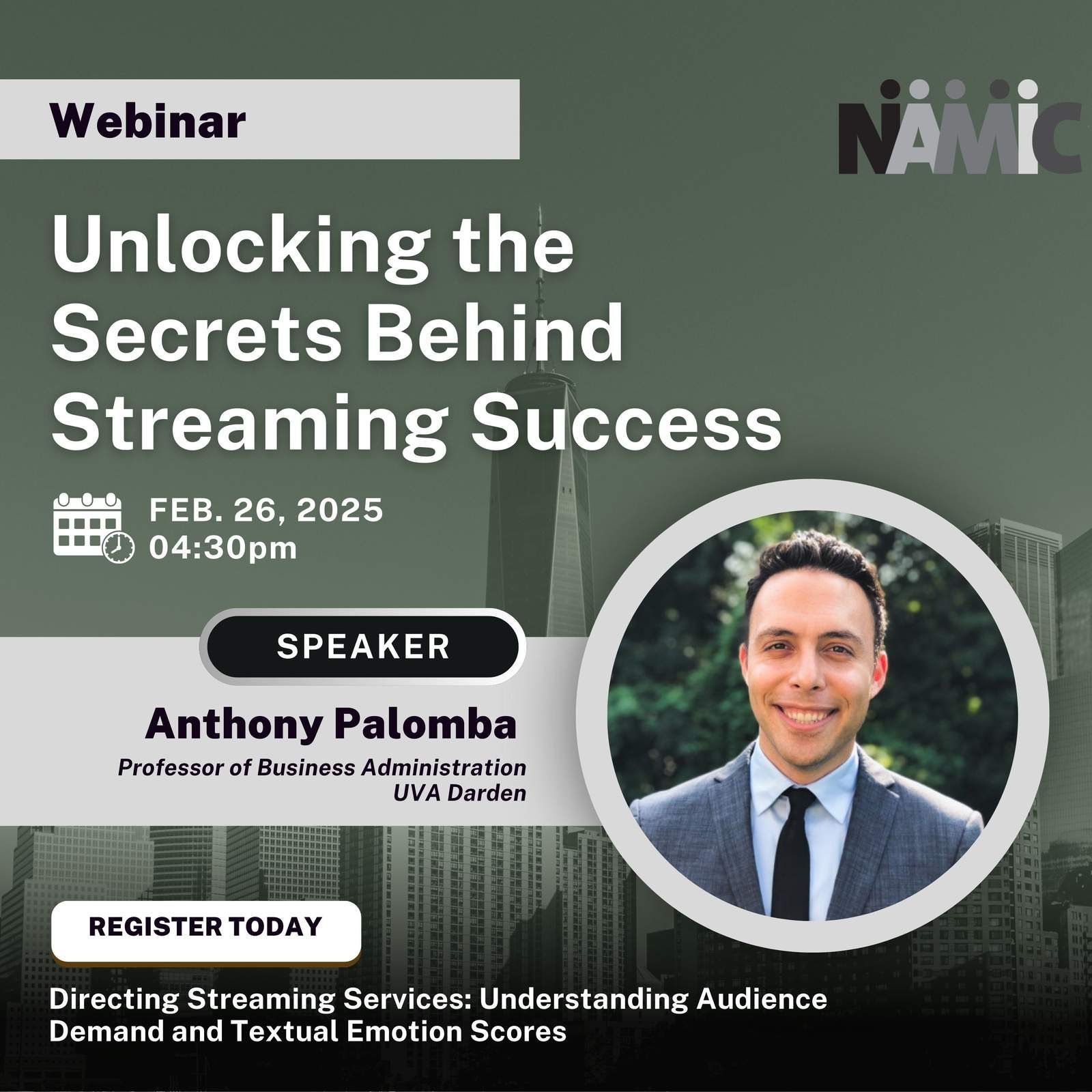 Anthony Palomba Webinar