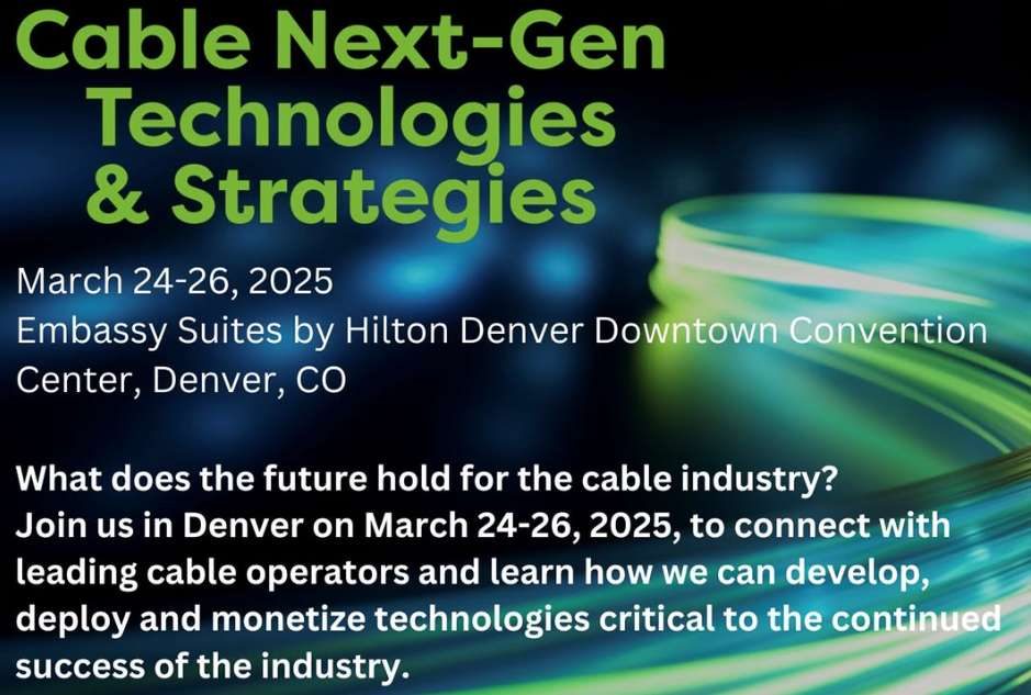 Join NAMIC-Denver at the 2025 Cable Next-Gen Technologies and Strategies Event
