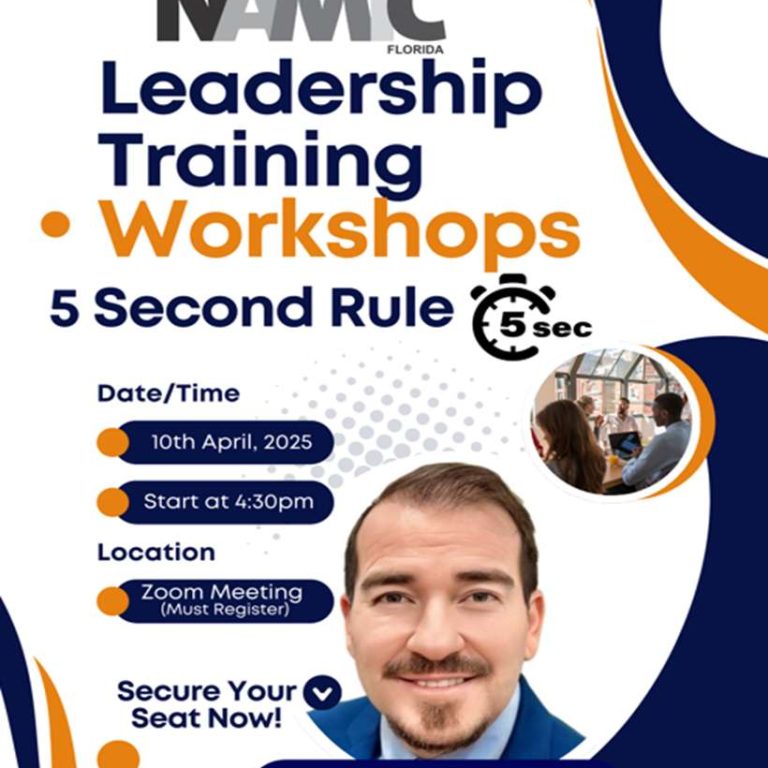 NAMIC-Florida: Leadership Training Workshops – 5 Second Rule