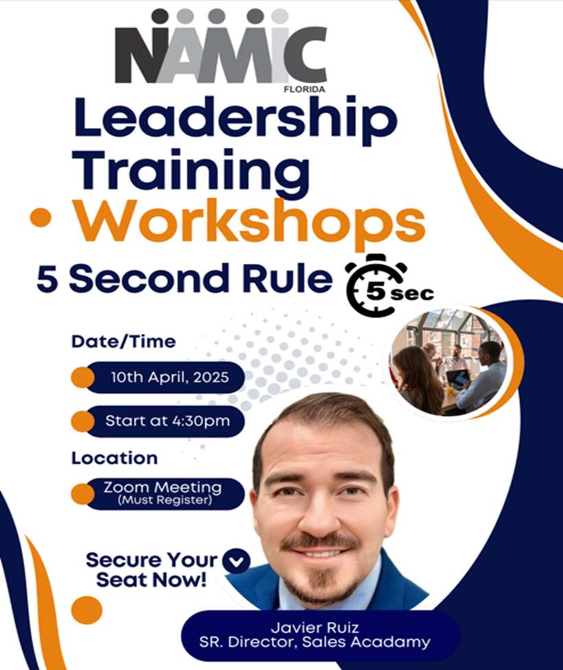 NAMIC-Florida: Leadership Training Workshops - 5 Second Rule