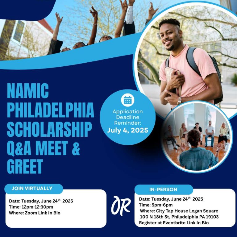 NAMIC-Philadelphia Scholarship Q&A Meet & Greet
