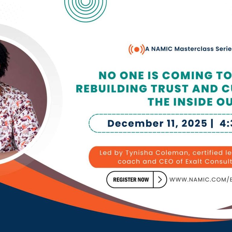 No One Is Coming to Save Us: Rebuilding Trust and Culture from the Inside Out
